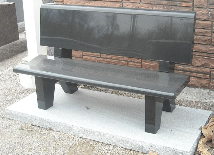 Single Cremation Bench